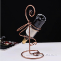 Longan steel tube wine rack